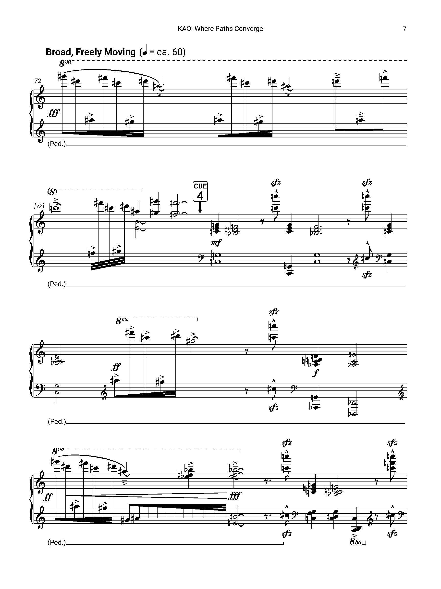 Ying-Chen Kao: Where Paths Converge Score Preview